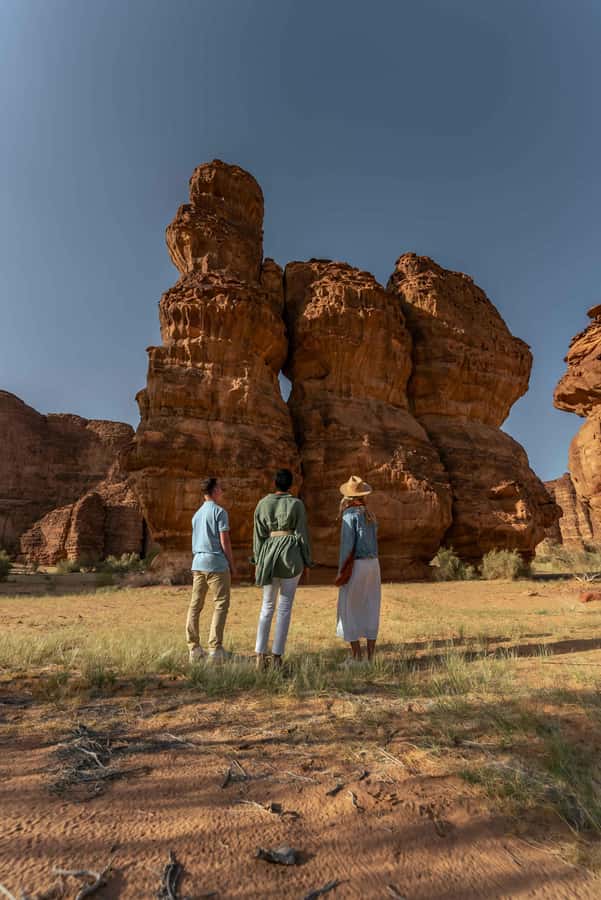 AlUla: Sharaan Platinum Dinner Safari - Afternoon pickup and the ride into Sharaan