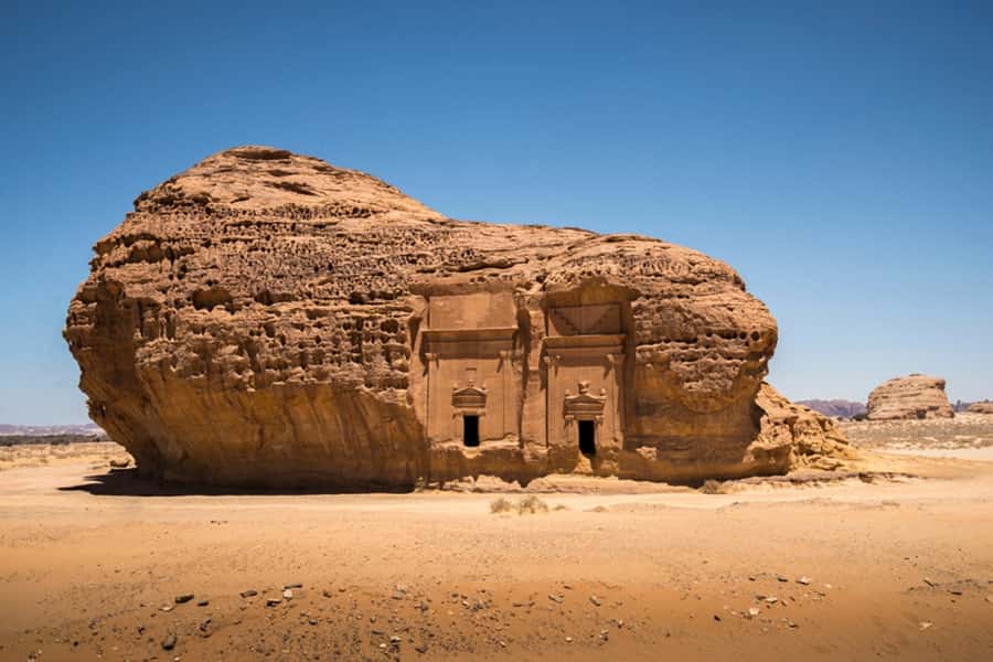 From AlUla: Hegra Tour - The Tomb of Lihyan son of Kuza