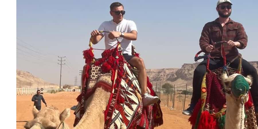 From Riyadh: Desert ATV Quad Bike Tour with Camel Ride - A slower camel ride after the engines