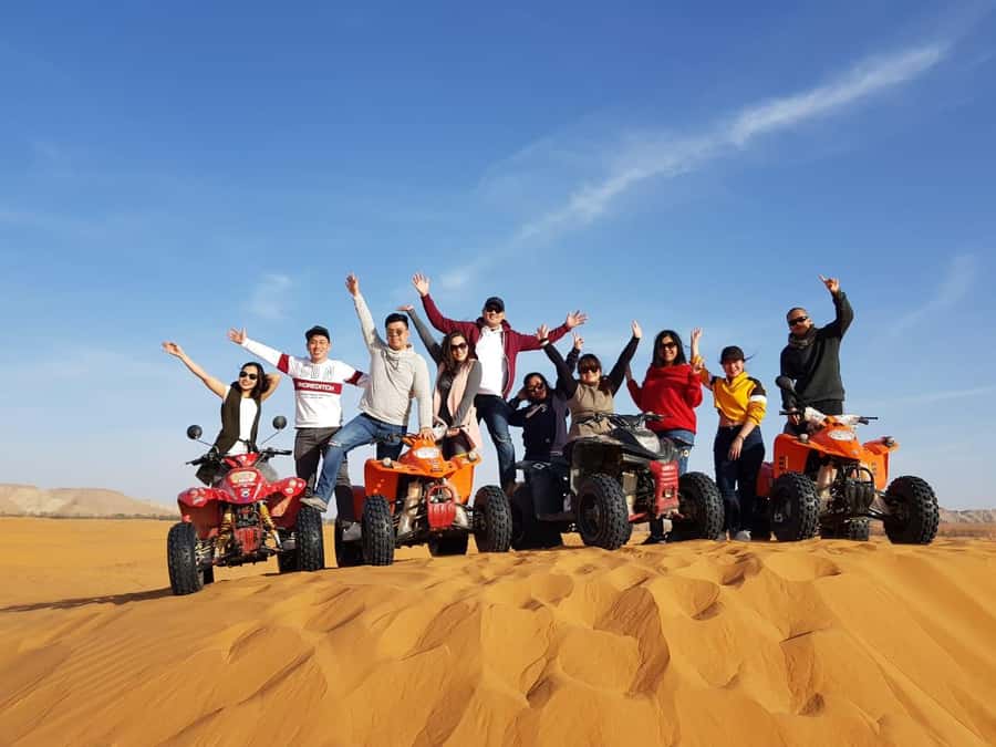 From Riyadh: Desert ATV Quad Bike Tour with Camel Ride - One hour on a Riyadh quad bike