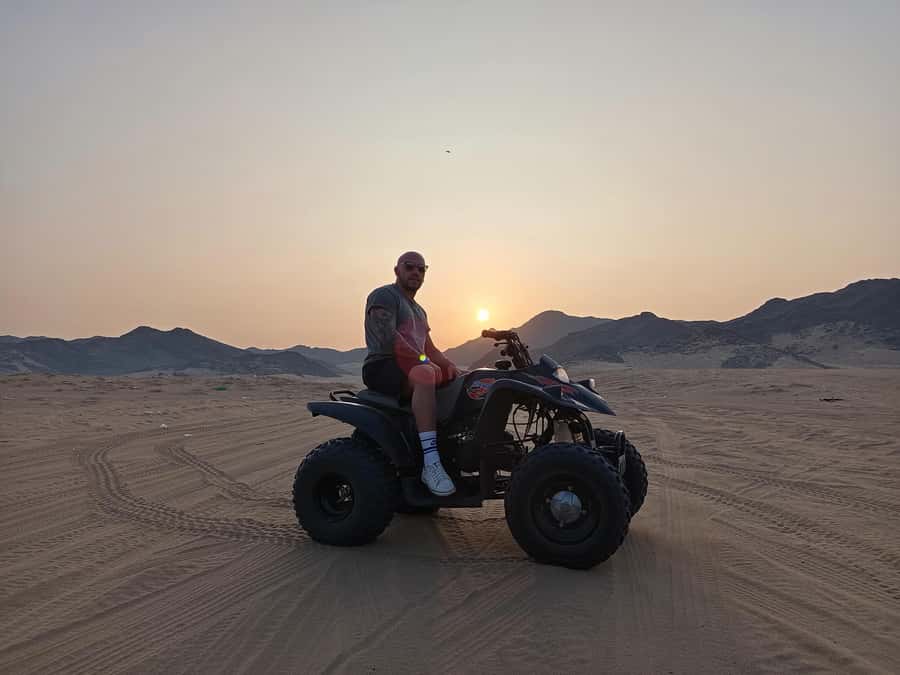 Jeddah Desert Safari: Quad Biking, Camel Farm & Sunset Views - A camel farm visit with a local touch