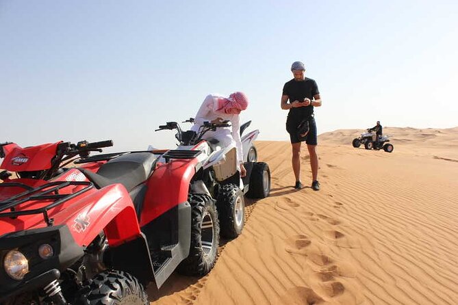 Private Morning Desert Safari with Quad Bike Tours Jeddah - Watching the first light from the dunes