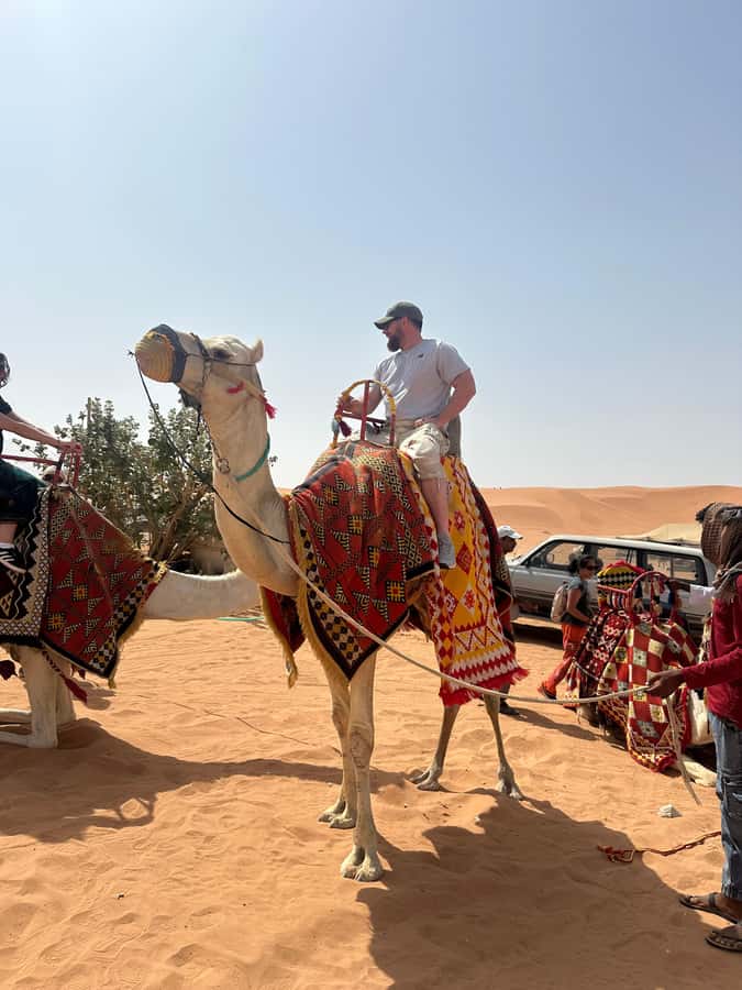 Red Sand: Dunes ATV, + Camel Ride + sandboarding - Reaching the Red Sand Dunes From Riyadh