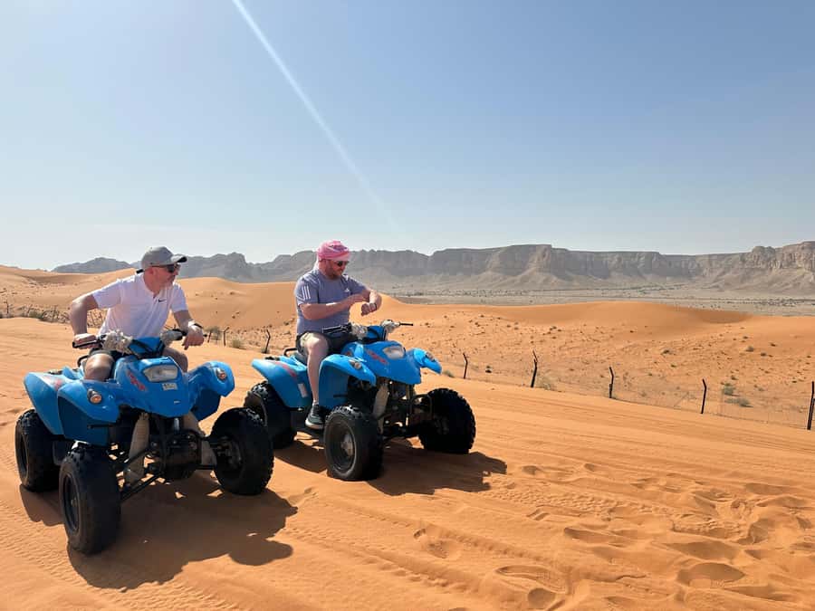 Red Sand: Dunes ATV, + Camel Ride + sandboarding - ATV Riding Across the Red Dunes