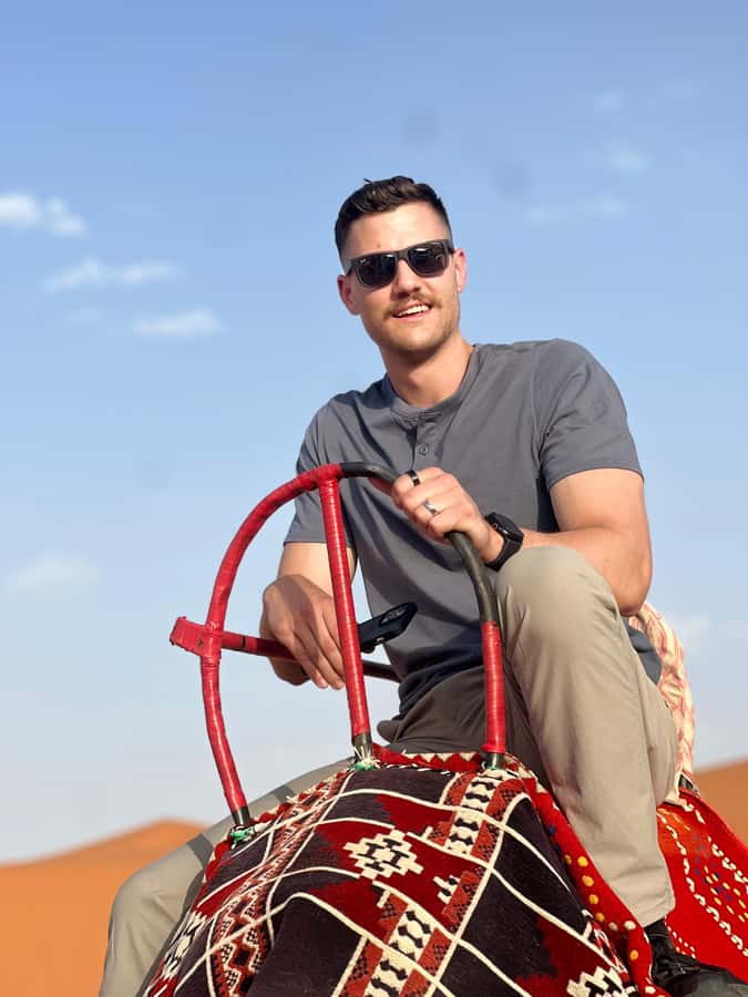 Red Sand: Dunes ATV, + Camel Ride + sandboarding - Sunset, Heat, and What the Day Feels Like