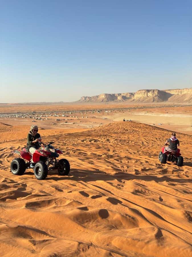 Riyadh: Desert Camel Ride, ATV Tour, and Snacks - What to wear and bring for the sand