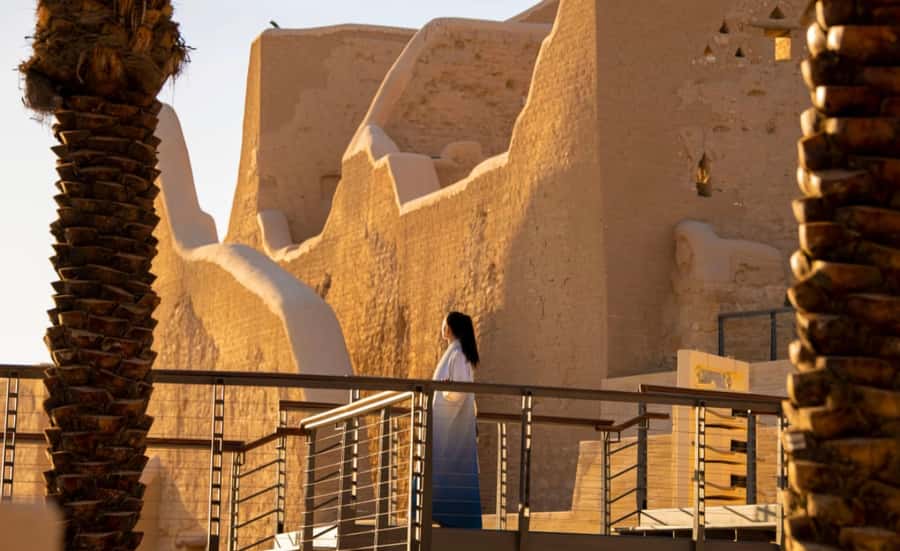 Riyadh : Diriyah Historic - Bujairi Terrace, from heritage to coffee and food