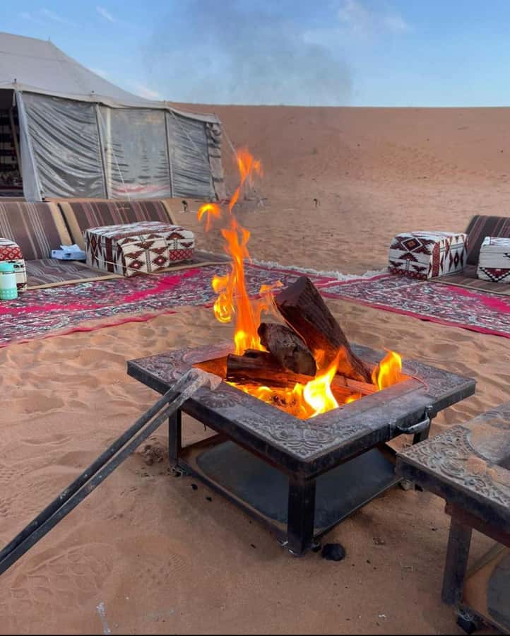 Riyadh: Red Sand Dunes (Safari trip) - Sandboarding on the amber-colored dunes