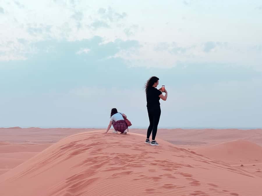 Riyadh: Red Sand Dunes (Safari trip) - Sunset, tea, and the evening change